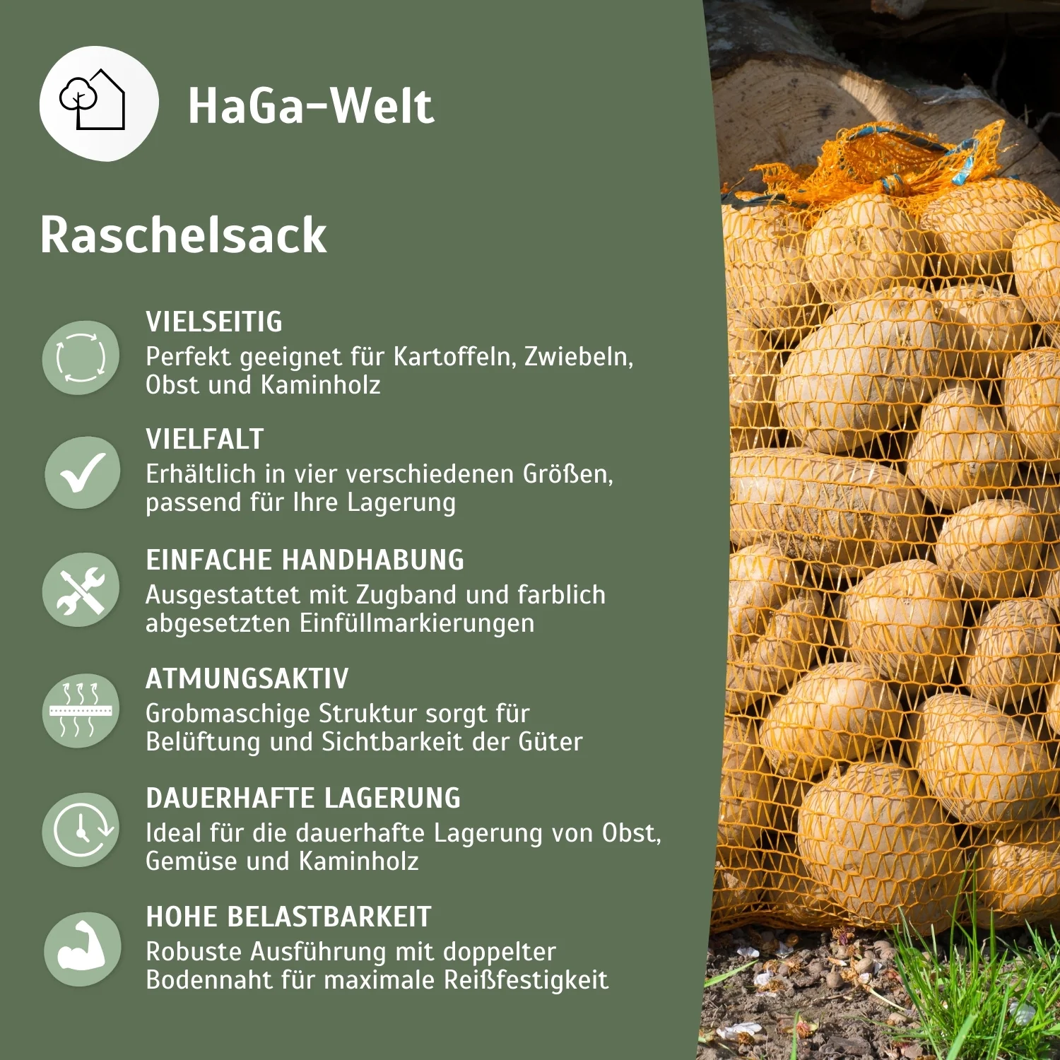 Raschelsäcke, 100 Stück – wahre Allrounder zum Einlagern - Image 4