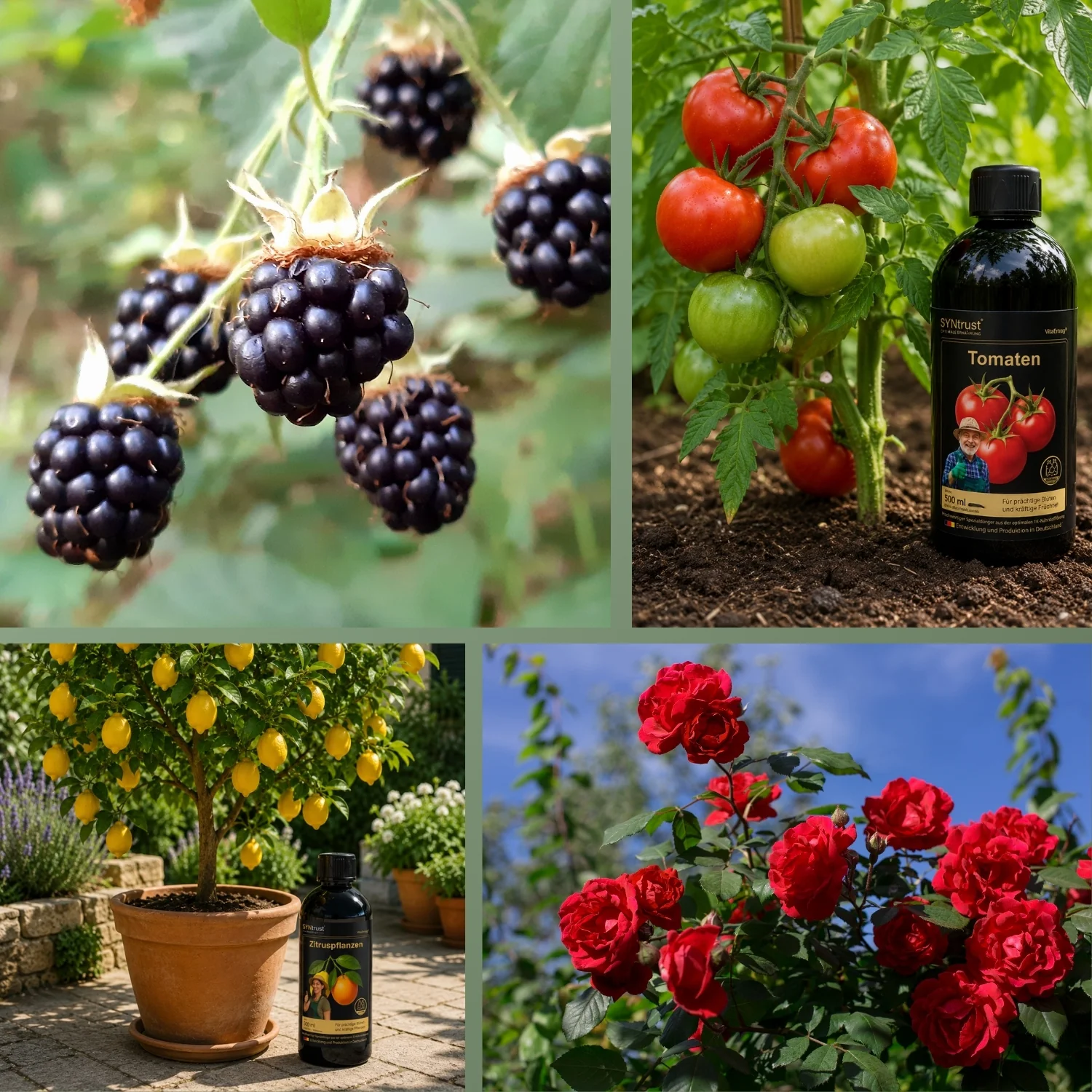 1K Flüssigdünger Konzentrat – Pflanzendünger für Tomaten, Erdbeeren, Beeren, Paprika, Chili, Rosen & Zitrus - Image 6
