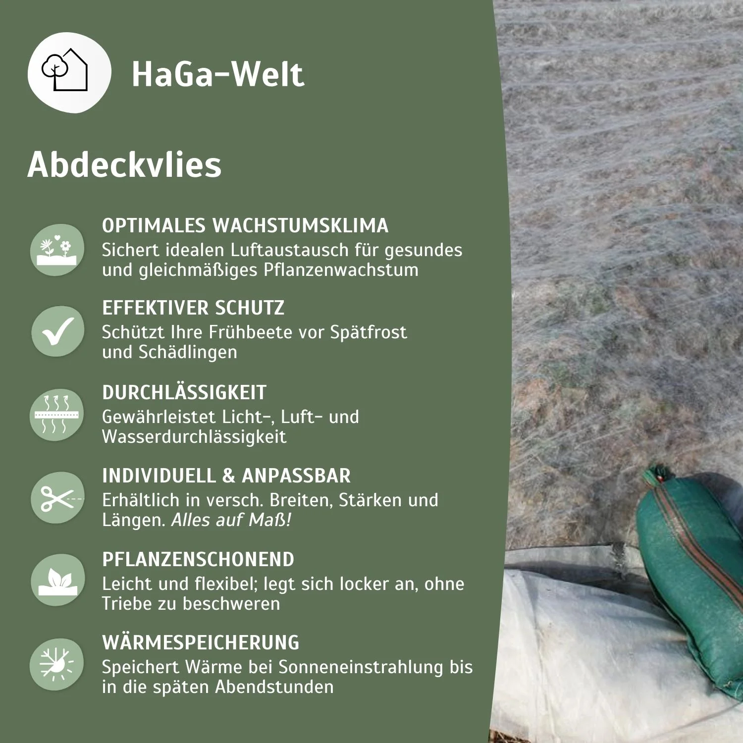 Erntevlies 19 g/m² – effektiver Schutz für Frühbeete - Image 4