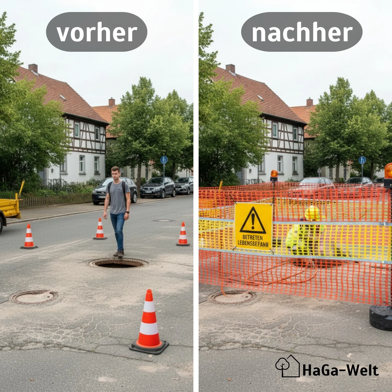 Absperrzaun 1,2m Bauzaun Zaun Baustellenzaun 120g/m² in versch. Farben - Image 3