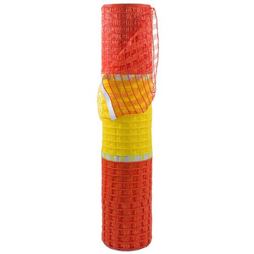 Absperrzaun Warnzaun HaGa® Zaun reflektierend 0,9m Höhe 50mm Masche - Image 12