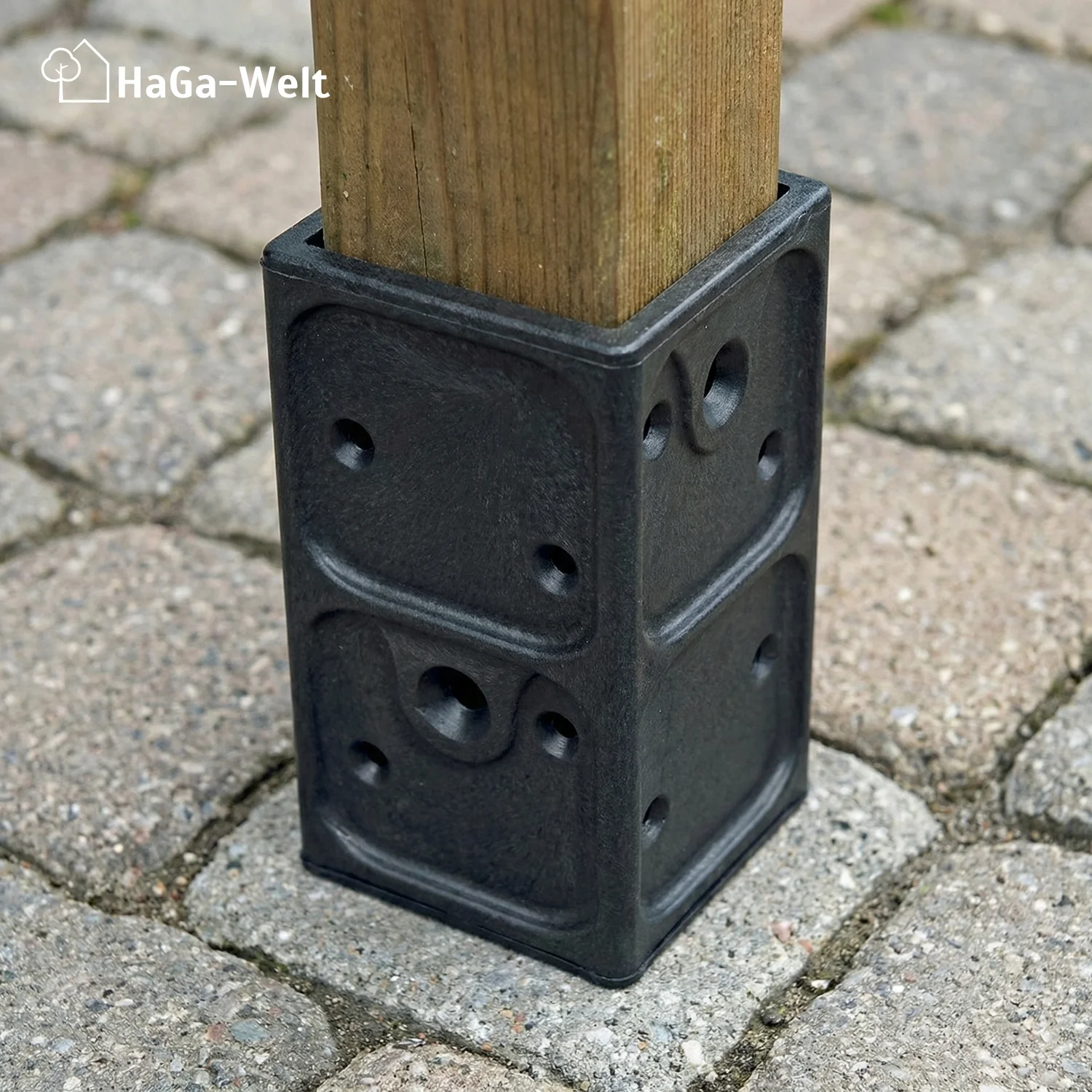 Aufschraubhülse für Holzpfosten 7x7cm Pfostenanker Pfostenanker - Image 9