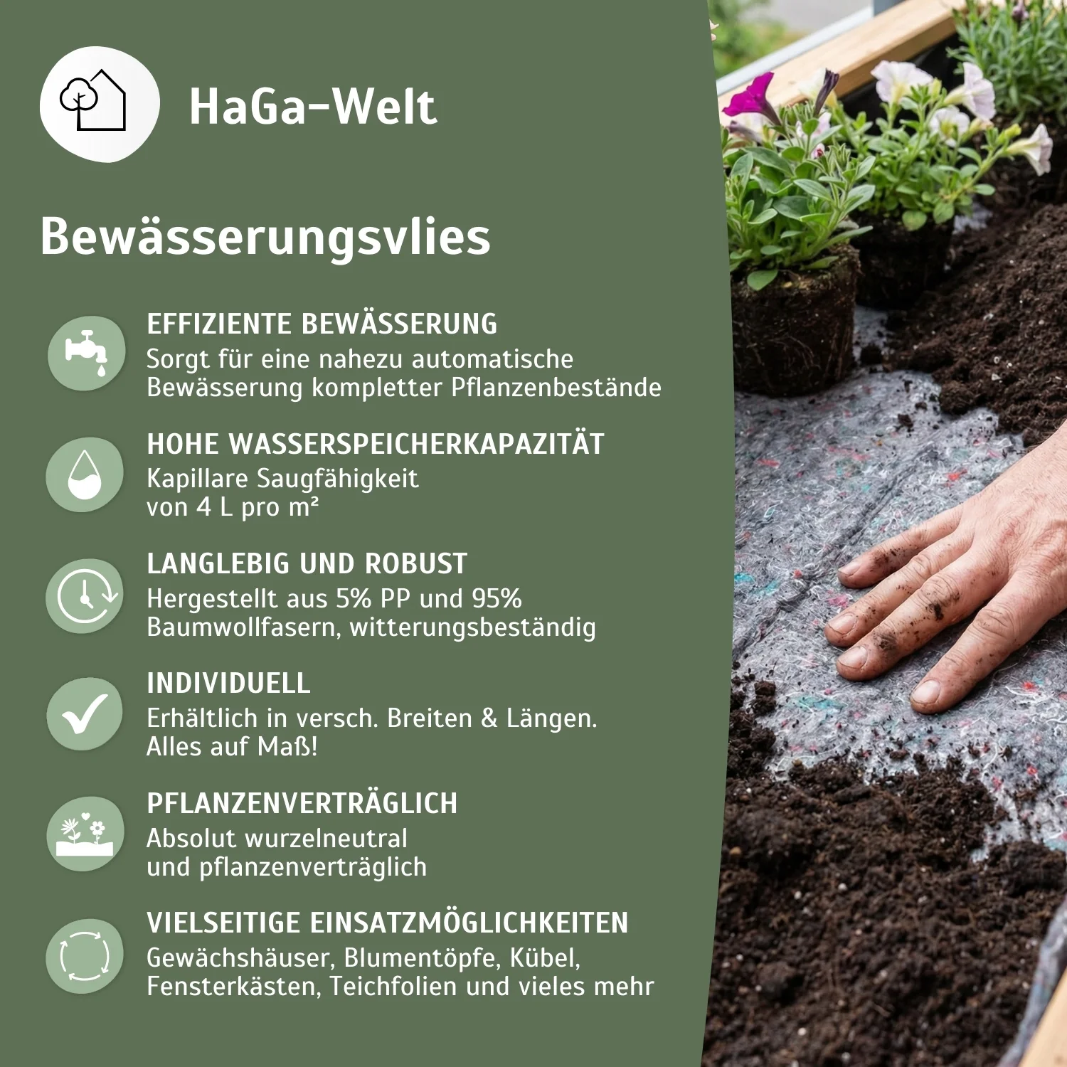 Bewässerungsvlies 500g/m² - Image 4