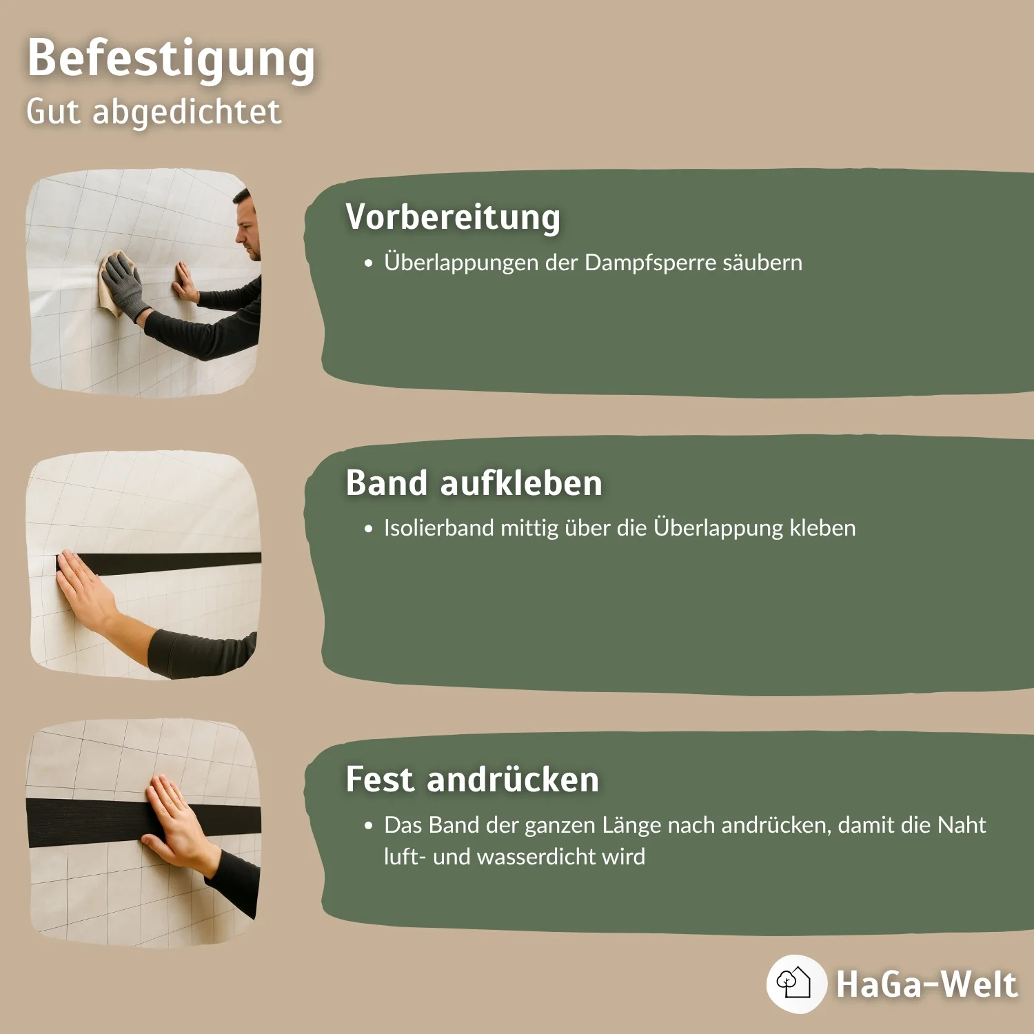 Dampfsperre Isolierband W1 - zum Verbinden und Reparieren - Image 6