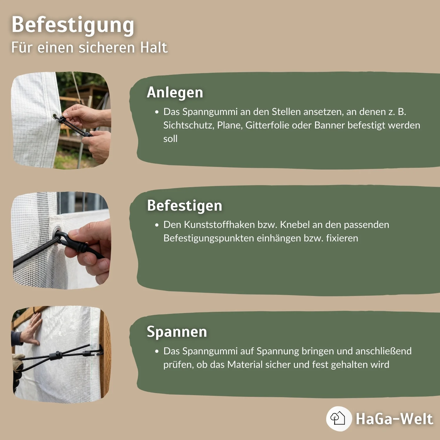 Spanngummi mit Haken – sehr elastisch, für vielfältige Befestigungsmöglichkeiten - Image 6