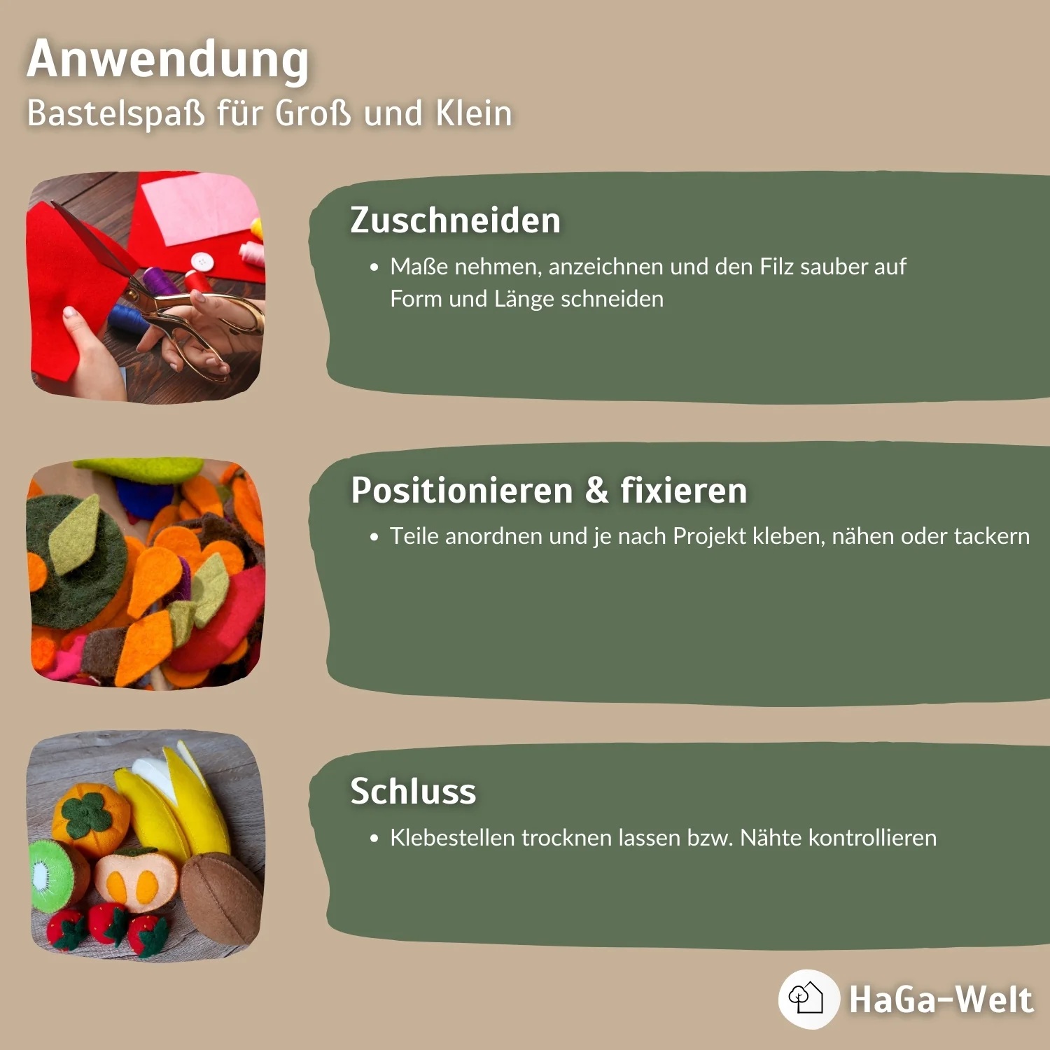 Filz (Meterware) - der ideale Bastelfilz für Kreative in 1,5m Br. - Image 6