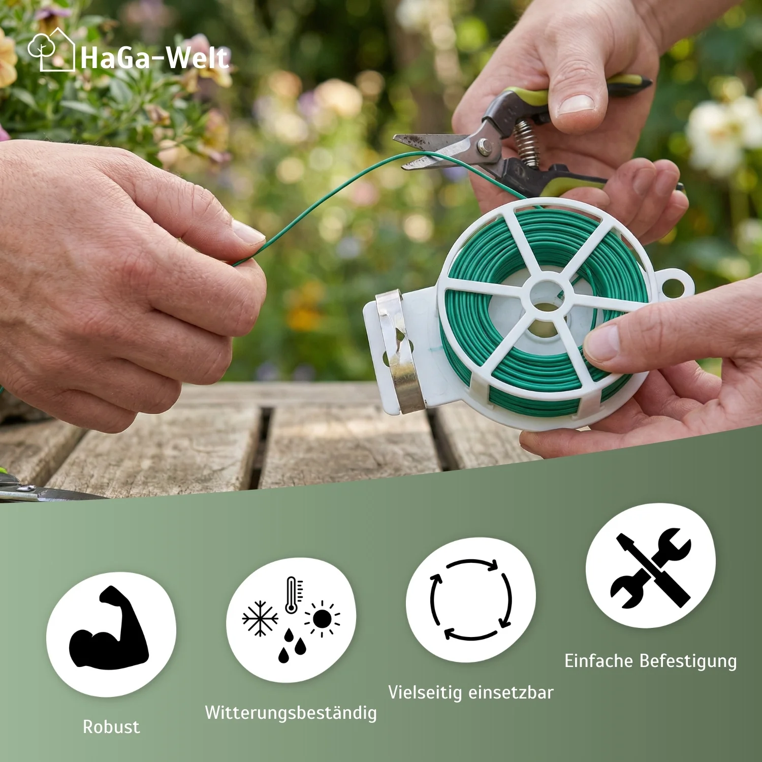 Bindedraht – vielseitiger Draht für den Garten und zum Basteln - Image 2