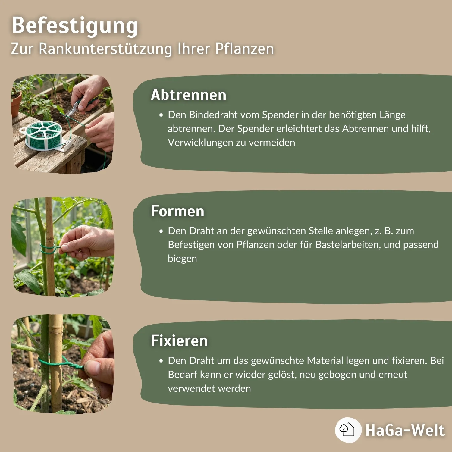 Bindedraht – vielseitiger Draht für den Garten und zum Basteln - Image 6