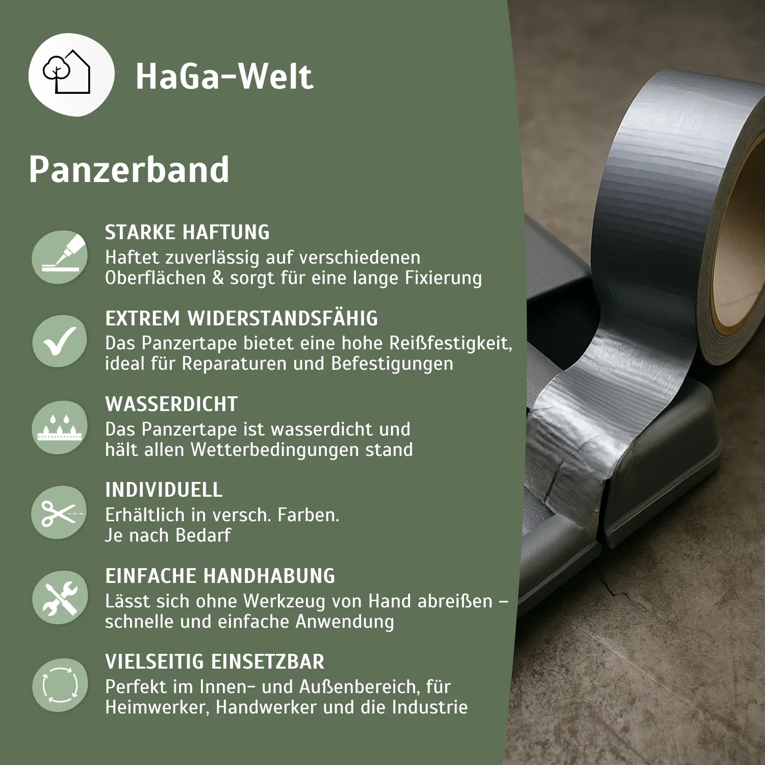Panzertape – vielseitiges Klebeband für extra starken Halt - Image 4