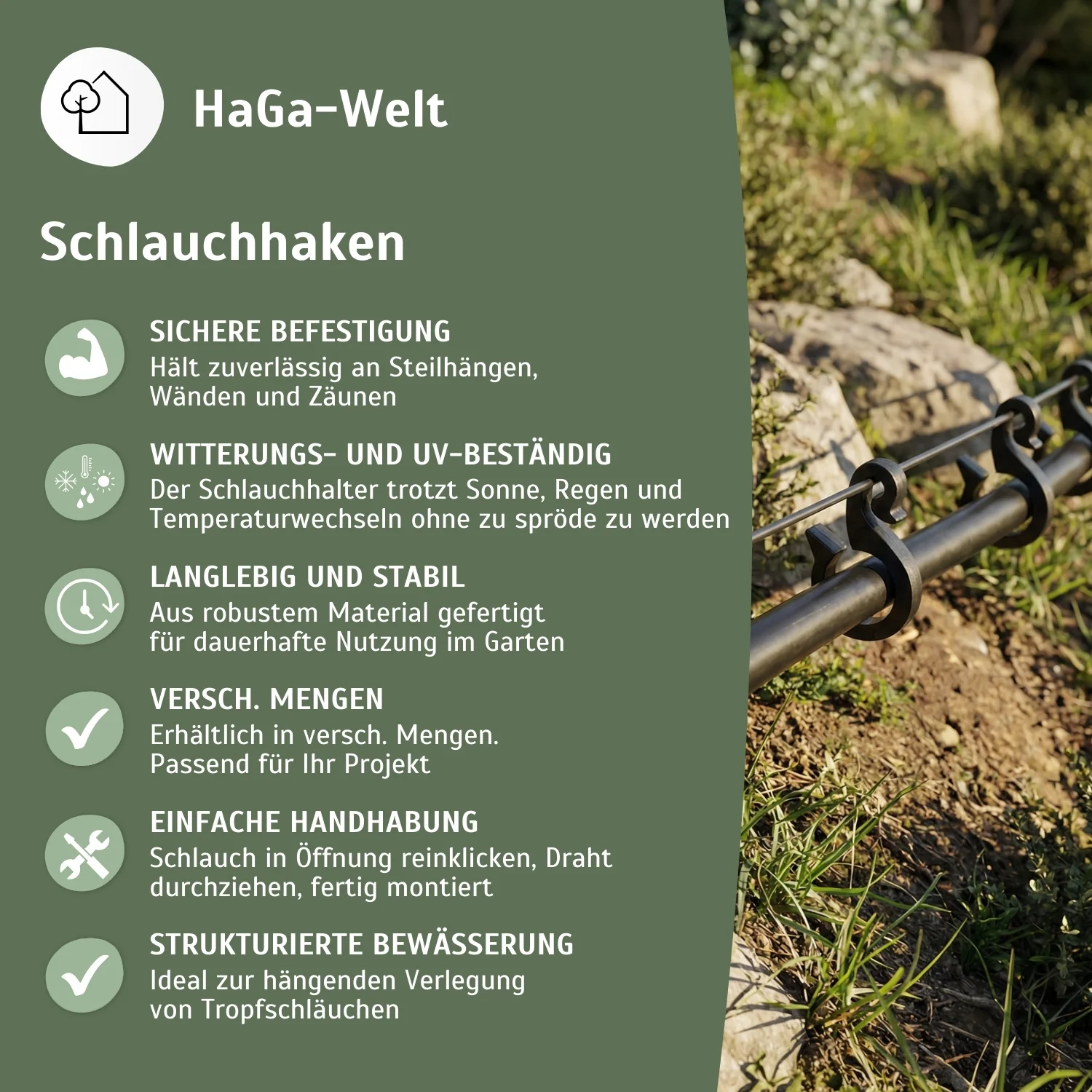 Schlauchhalter – die perfekte Aufhängung von Tropfschläuchen - Image 4