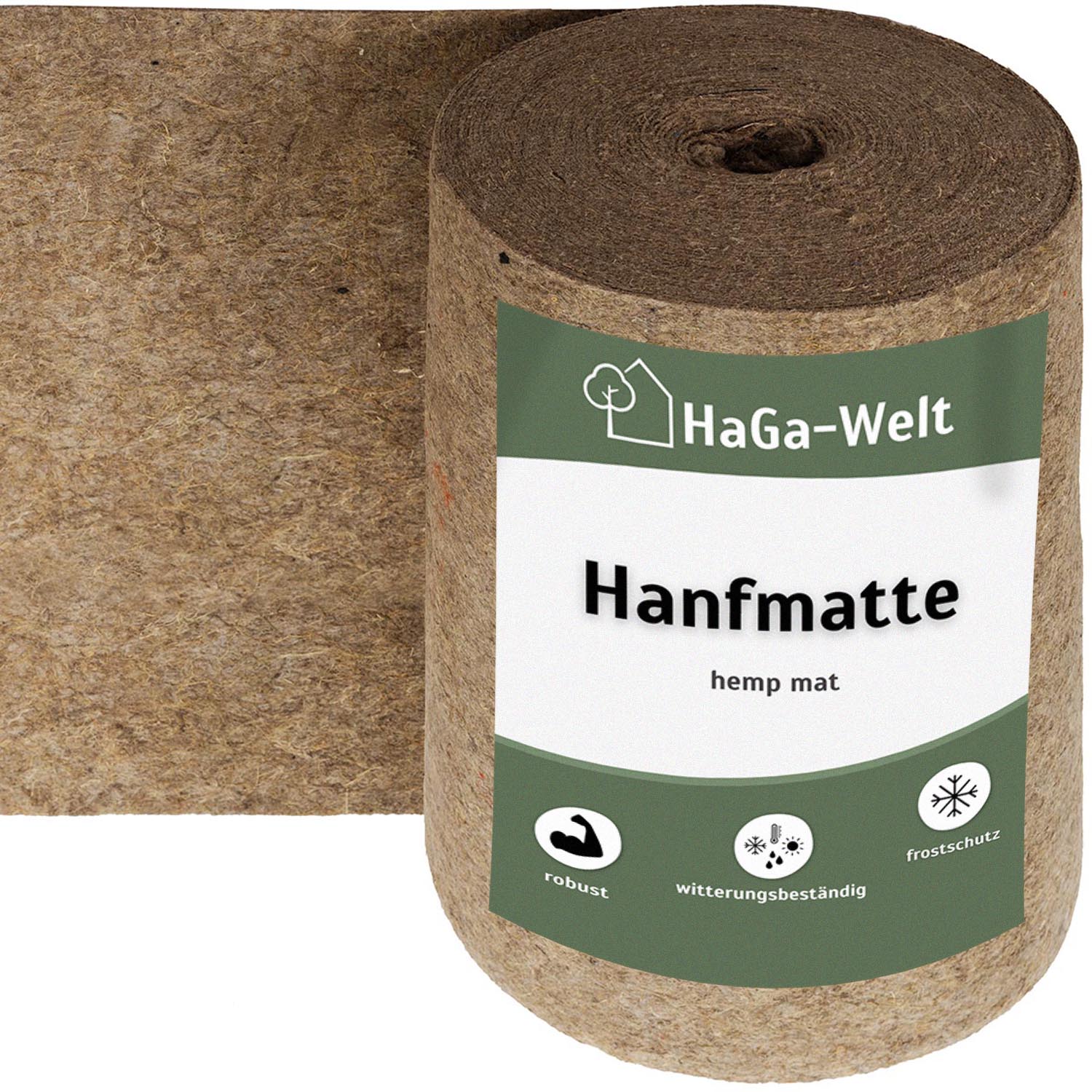 Hanfmatte - atmungsaktive Hanfmatte, perfekte Unterlage für Kleintierstreu