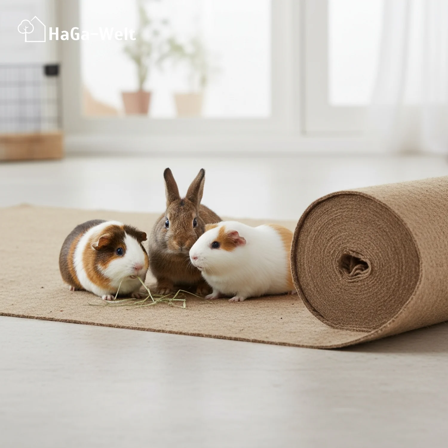 Hanfmatte - atmungsaktive Hanfmatte, perfekte Unterlage für Kleintierstreu - Image 11