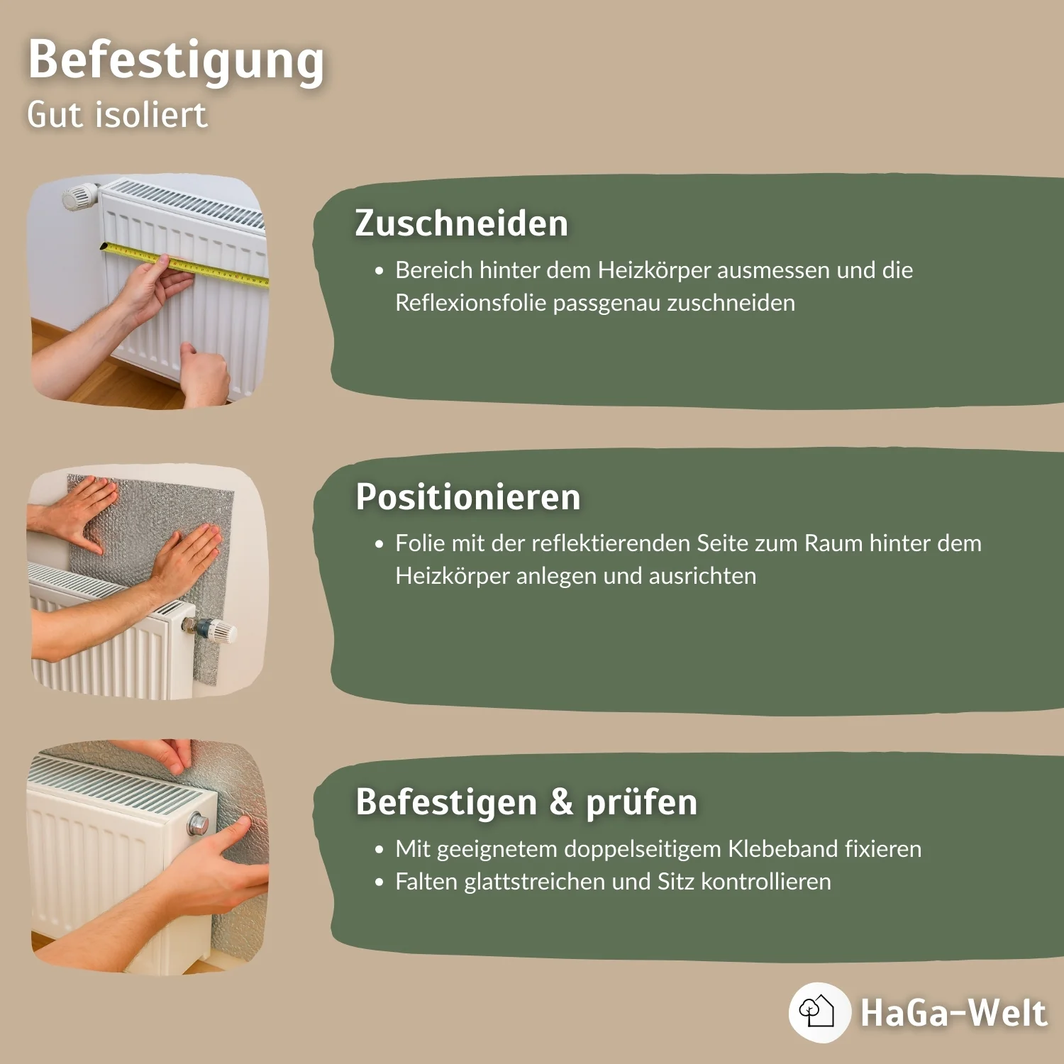 Heizkörper Reflexionsfolie – reflektiert Wärme und spart Heizkosten - Image 6