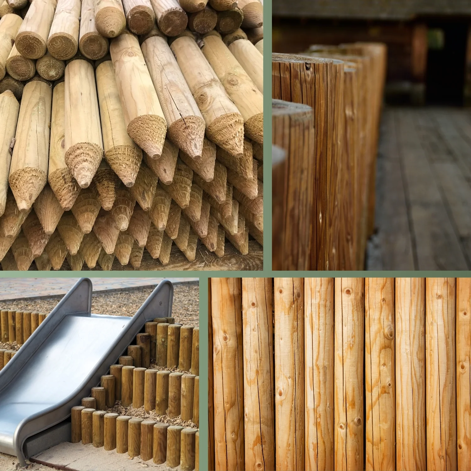 Holzpalisade – widerstandsfähige Palisade für die Gartengestaltung - Image 8