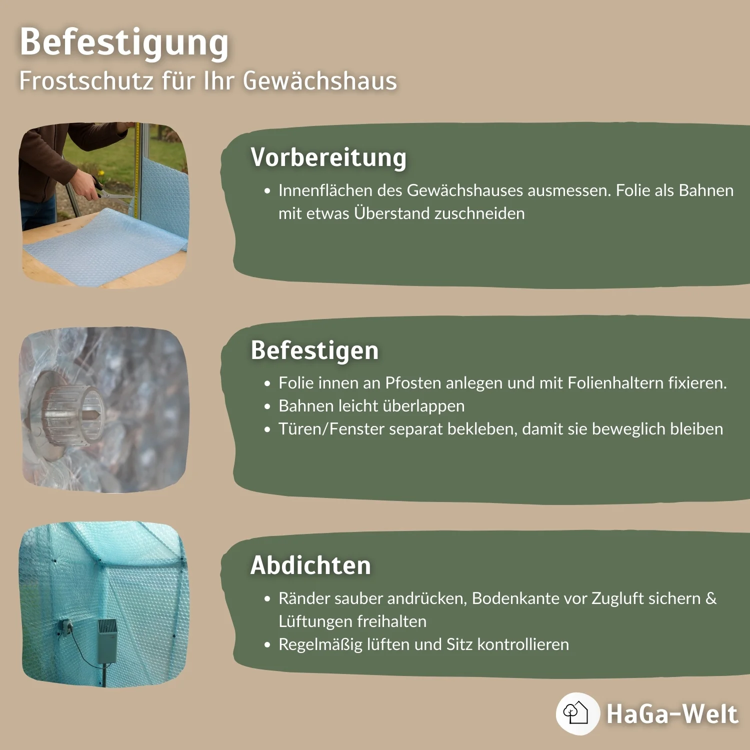 Isolierfolie, 1,5m Breite 3-lagig (Meterware) – effektiver Frostschutz für Gewächshäuser - Image 6