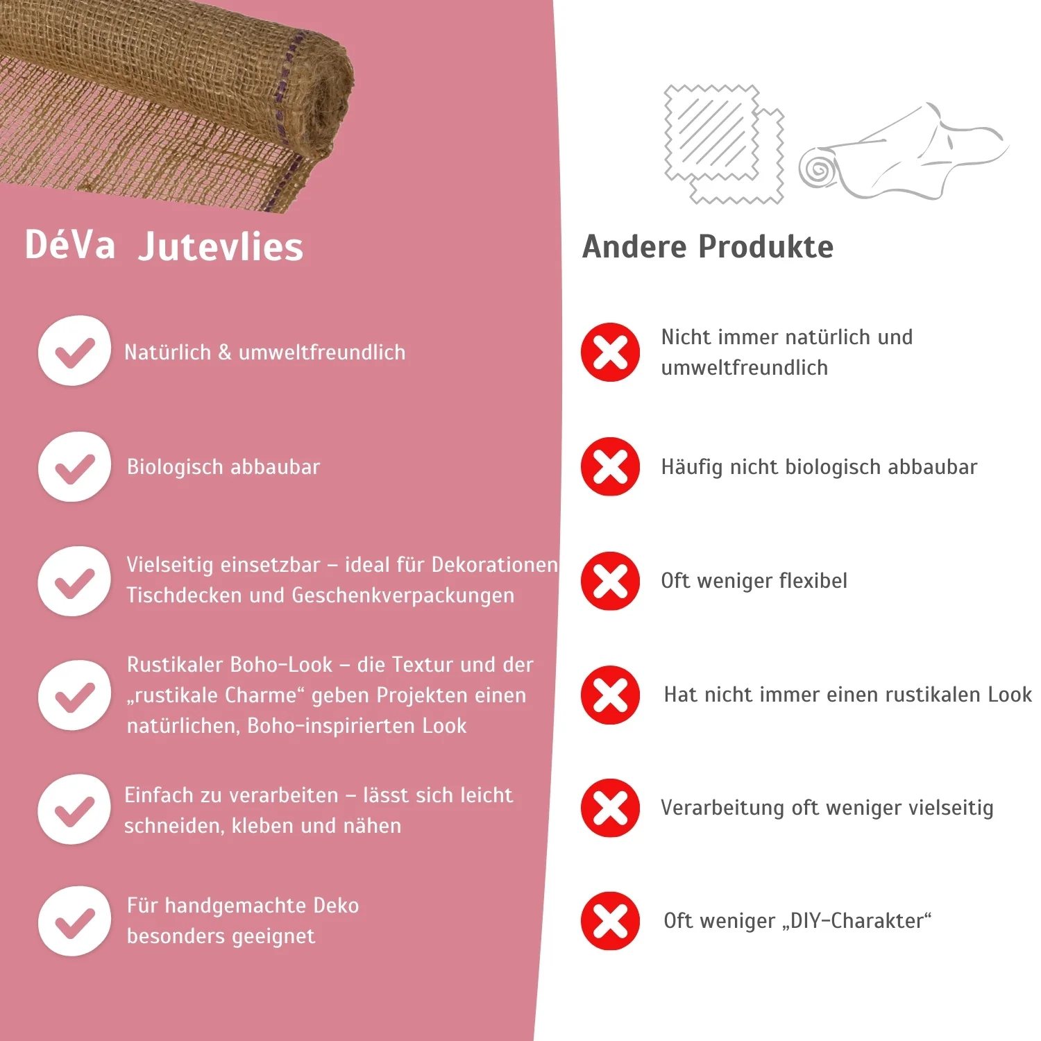 Jutevlies zum Basteln – DIY Ideen sind aus Jute gemacht - Image 5