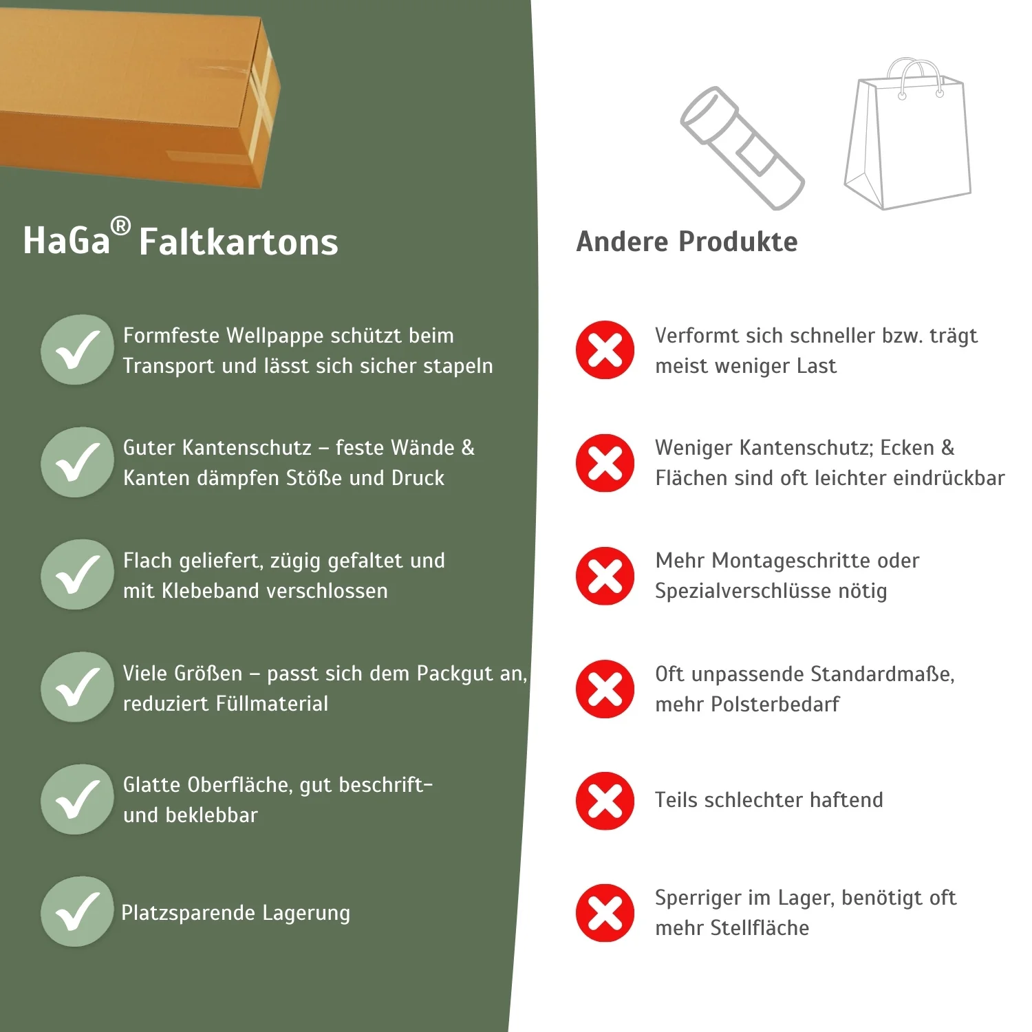 Karton – der ideale Versandkarton versch. Abmessungen DHL-konform Verpackung Karton - Image 5