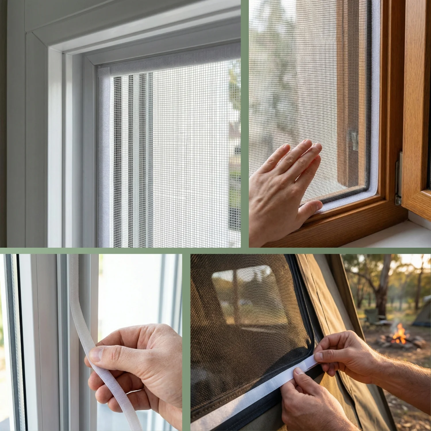 Klettband für Fliegengitter – selbstklebend für sicheren Halt an Fenster und Türen - Image 7