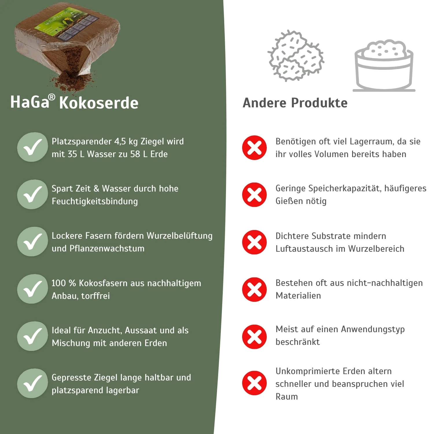 Kokoserde - gepresste Blumenerde zur Anzucht - Image 5