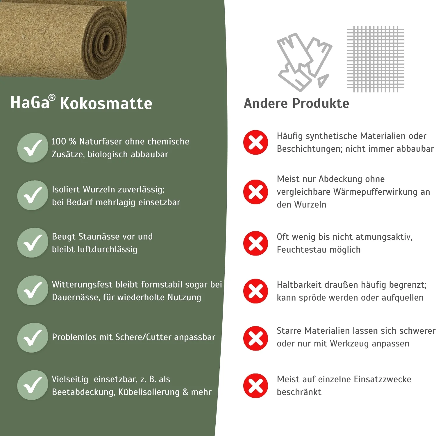 Kokosmatte 800g/m² – natürlicher Schutz vor Kälte - Image 5