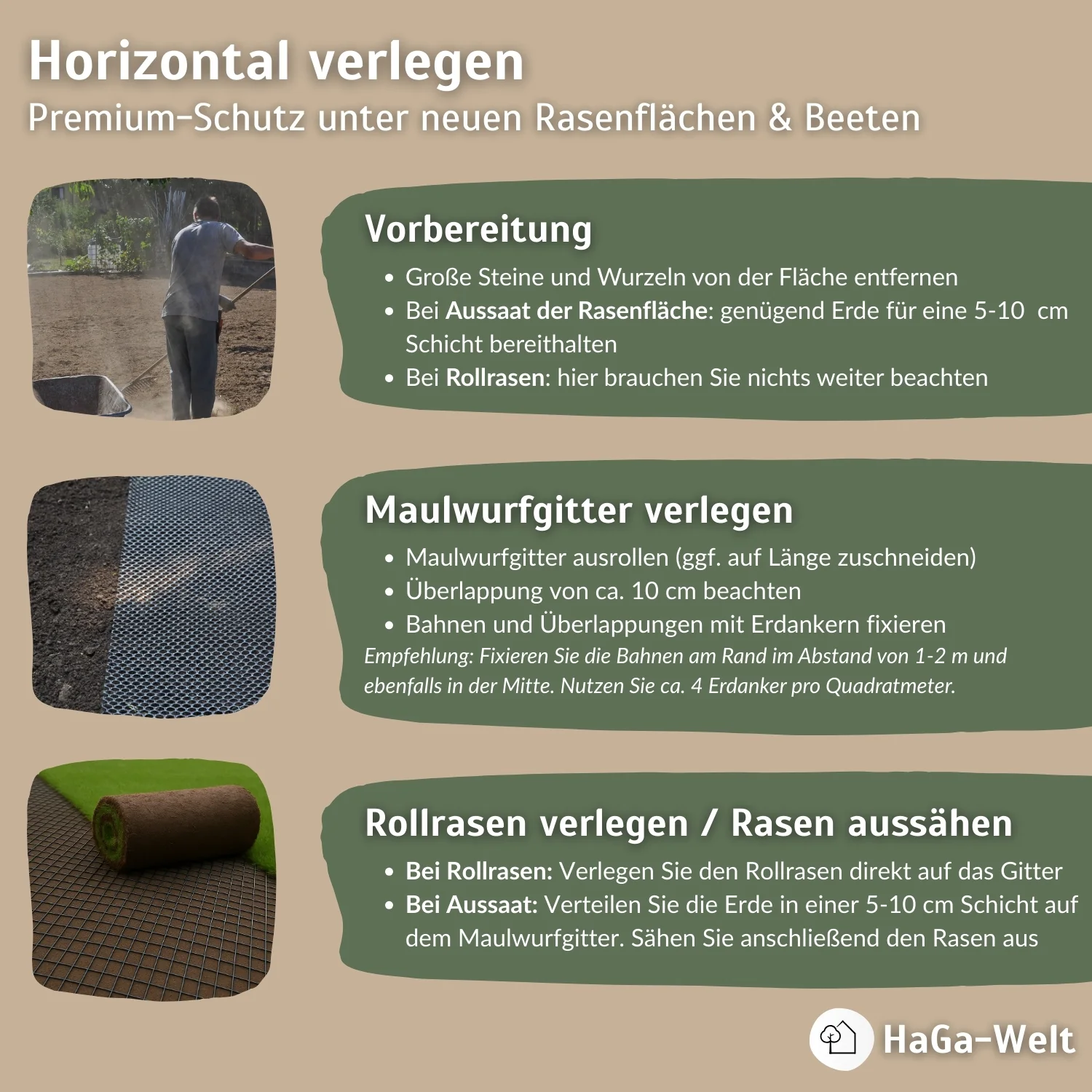 Premium Maulwurfgitter – tierfreundlicher Schutz vor Maulwürfen - Image 6