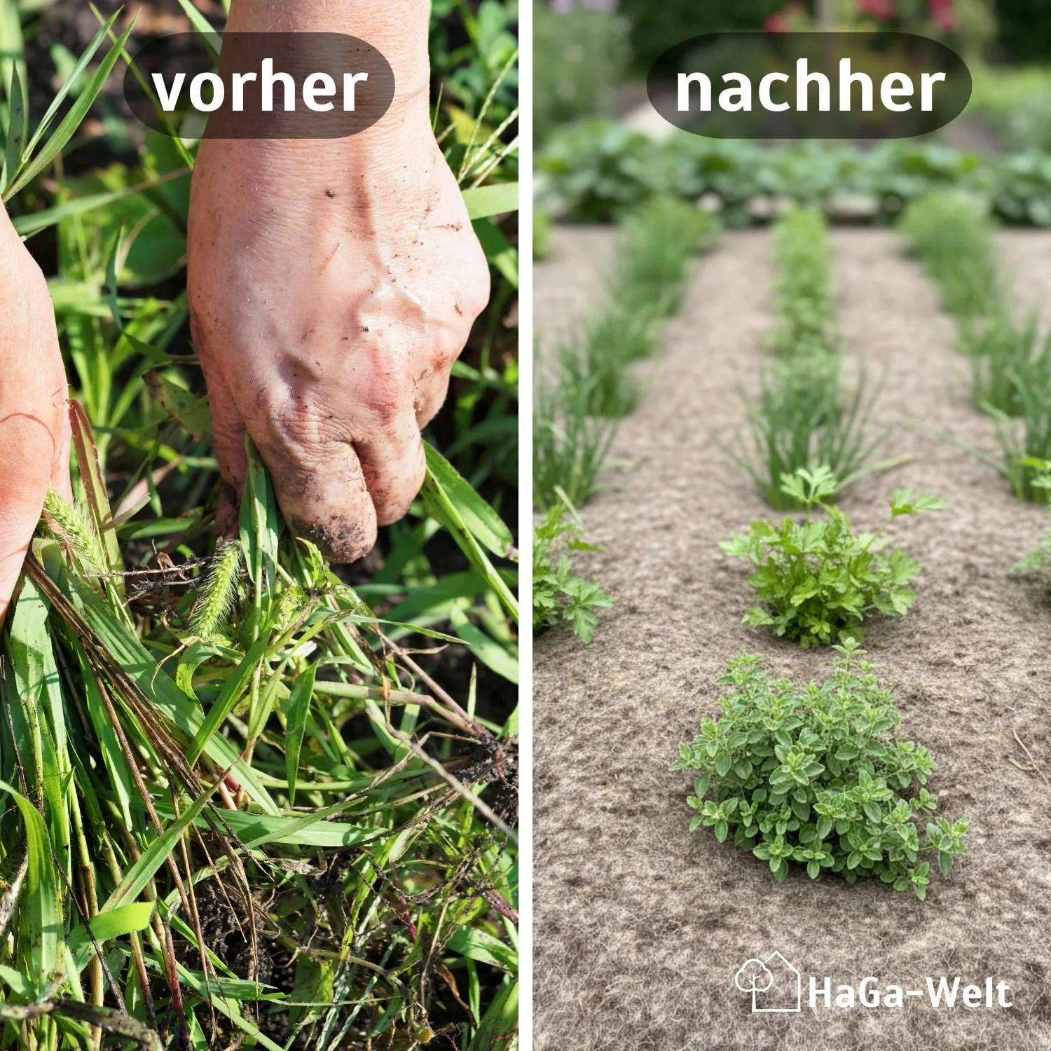 Mulchvlies aus Schafwolle – aus 100 % Schafwolle, biologisch abbaubar - Image 3