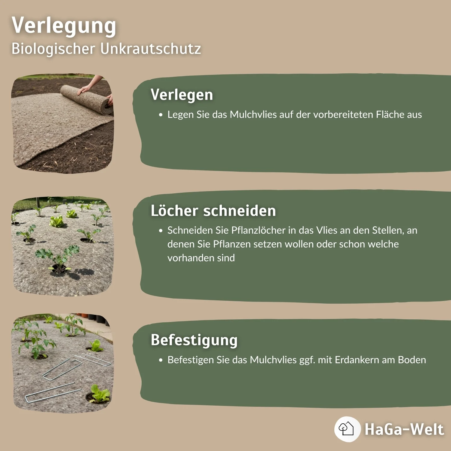Mulchvlies aus Schafwolle – aus 100 % Schafwolle, biologisch abbaubar - Image 8