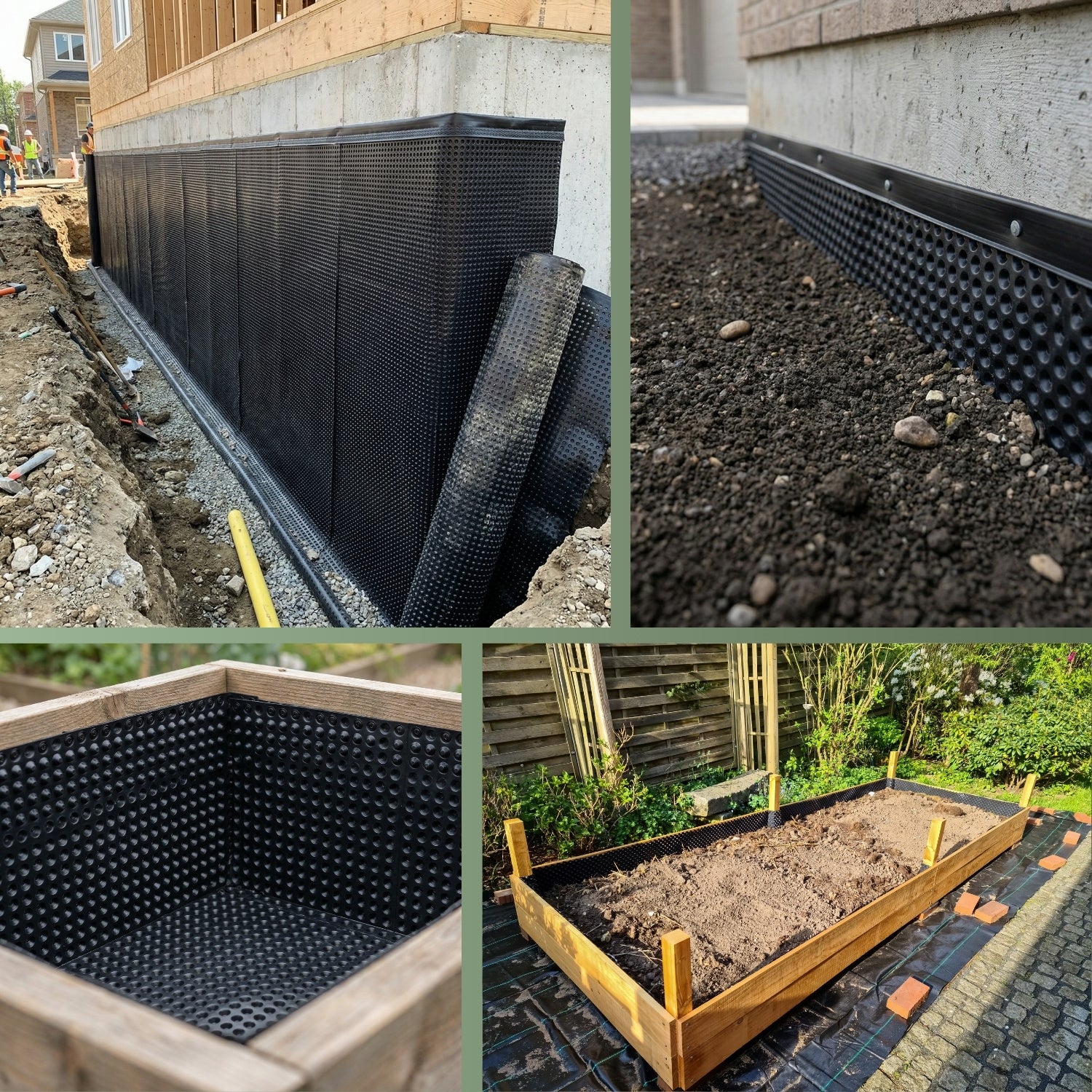 Noppenfolie – vielseitig, als Drainage im Hochbeet oder als Abdichtung beim Hausbau - Image 6