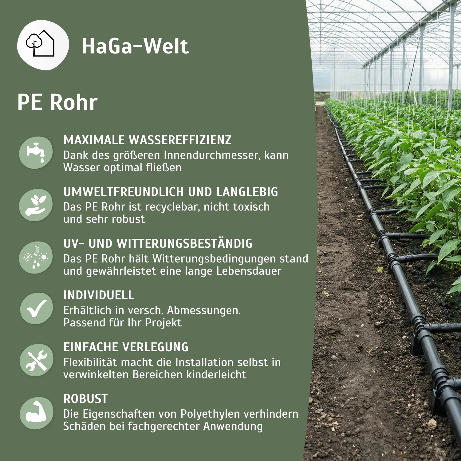 PE Rohr, verschiedene Durchmesser - die robuste Kunststoff Wasserleitung - Image 4