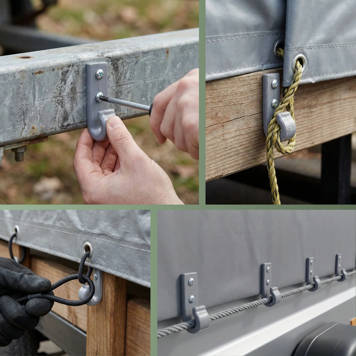 Planenhaken – für die sichere Befestigung von Anhängerplanen - Image 7