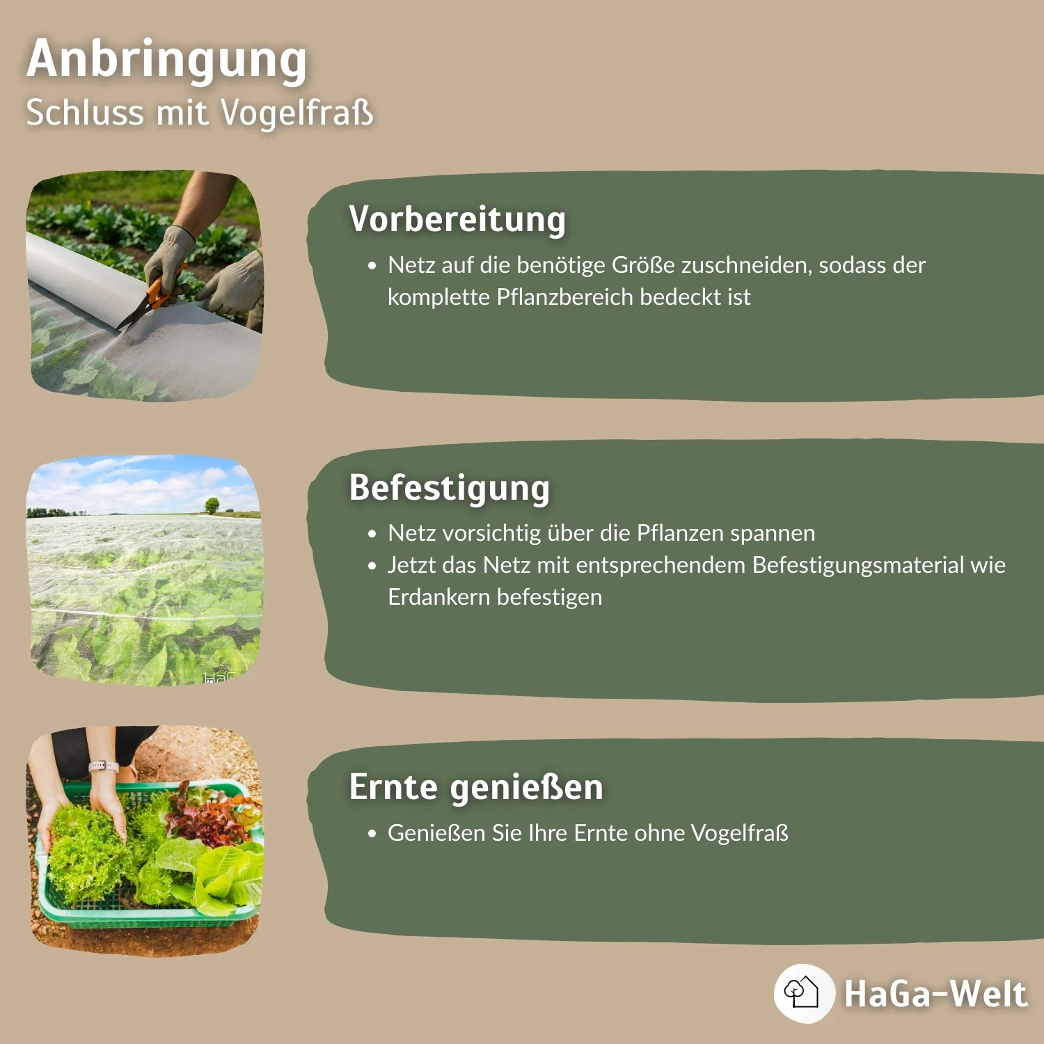Premium Insekten- und Vogelschutznetz (Meterware), weiß in 200cm Breite - Image 6