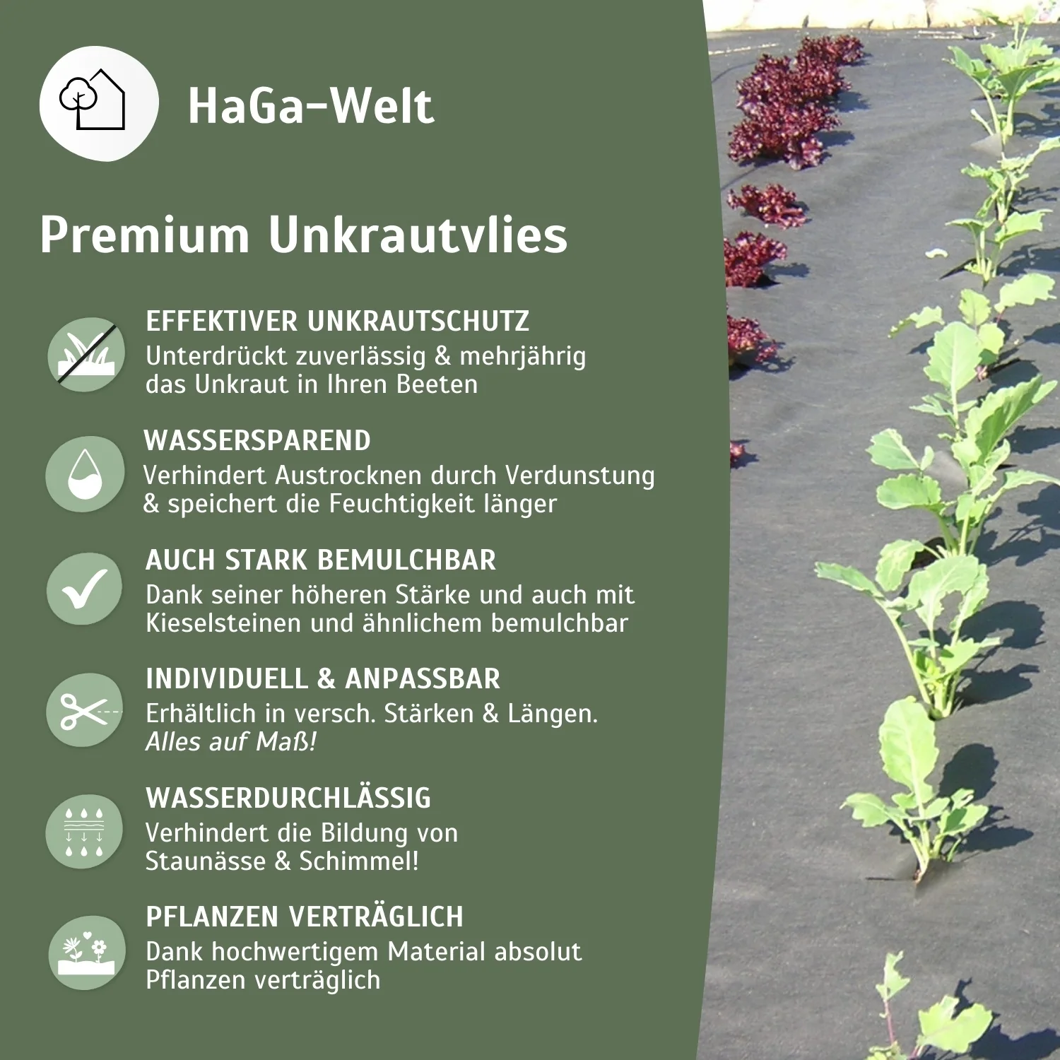 Premium-Unkrautvlies 200g/m² – verabschieden Sie sich von Unkraut im Garten - Image 4