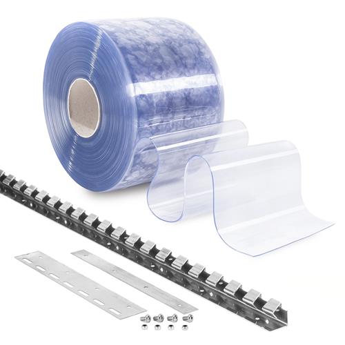 PVC-Lamellenvorhang Set 30 cm – alle Teile für einen PVC Streifenvorhang - Image 9
