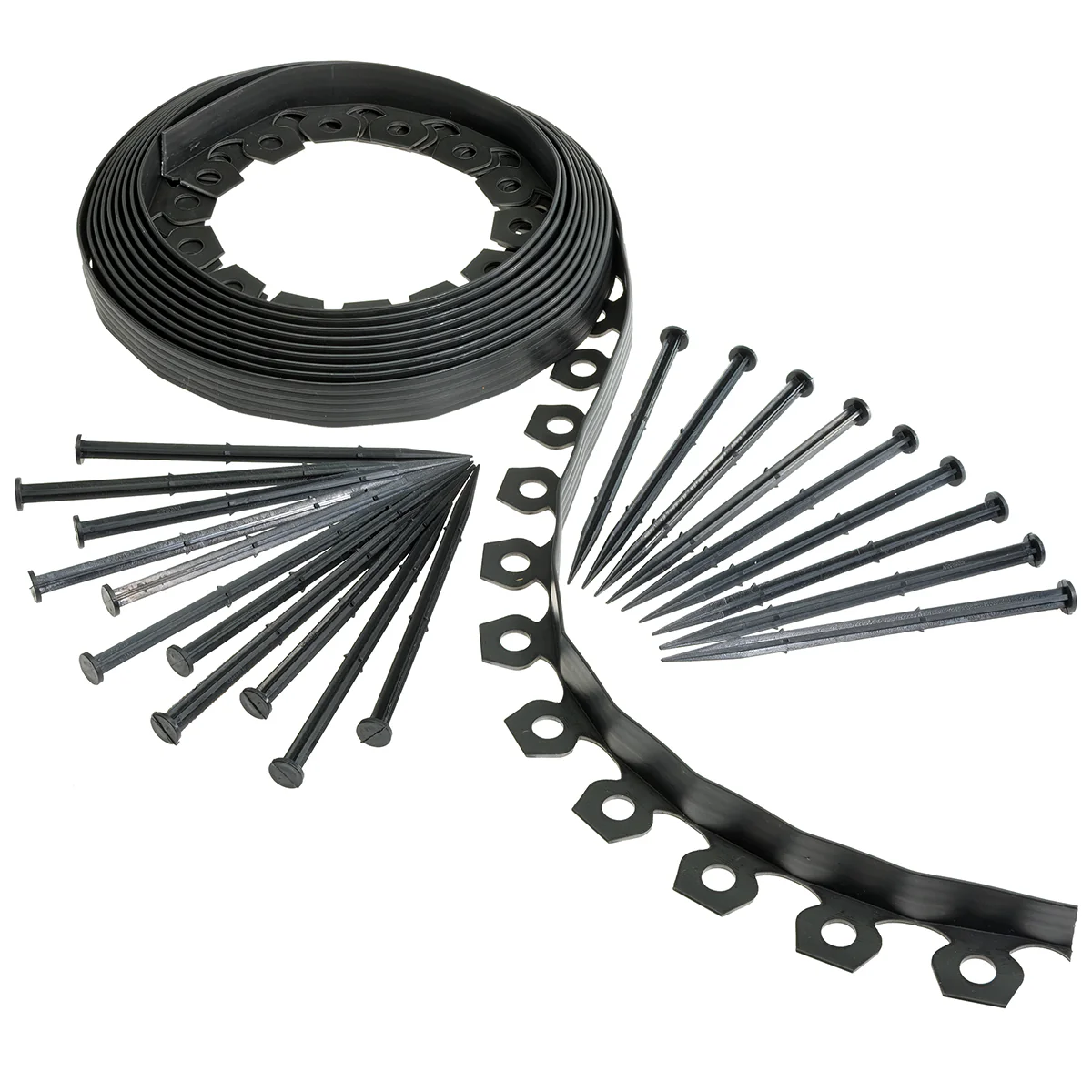 Rasenkante, flexibel 10 m x 40 mm mit 20 Befestigungstiften – Beeteinfassung leicht gemacht - Image 10