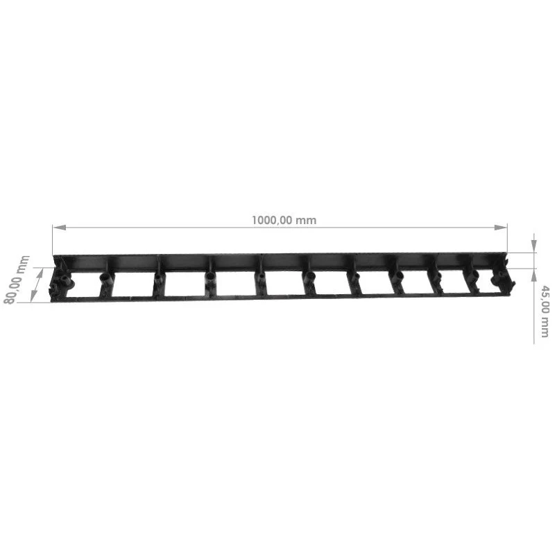 Rasenkante, 1000 mm x 80 mm x 45 mm 2 Stück – stabile Beeteinfassung für gerade Linien - Image 11