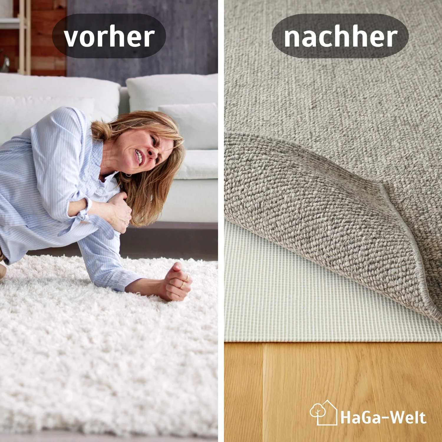 Antirutschmatten Meterware - perfekte Teppich Unterlage die nicht verrutscht - Image 3