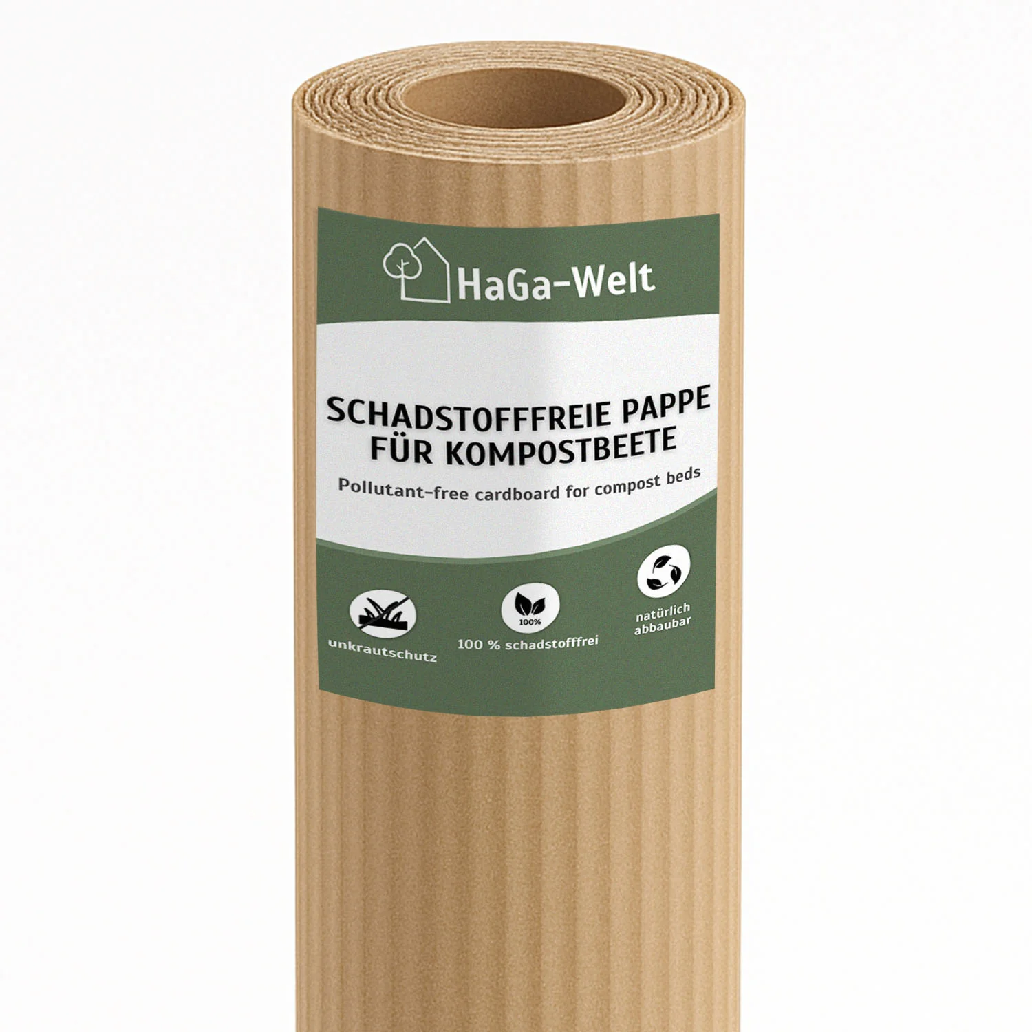 Schadstofffreie Pappe für Kompostbeete – 100 % kompostierbar, kein Unkraut mehr entfernen