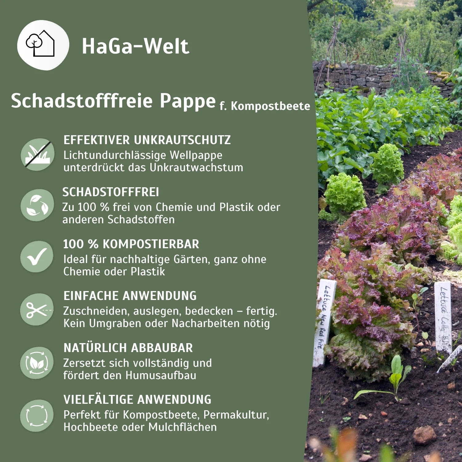 Schadstofffreie Pappe für Kompostbeete – 100 % kompostierbar, kein Unkraut mehr entfernen - Image 4