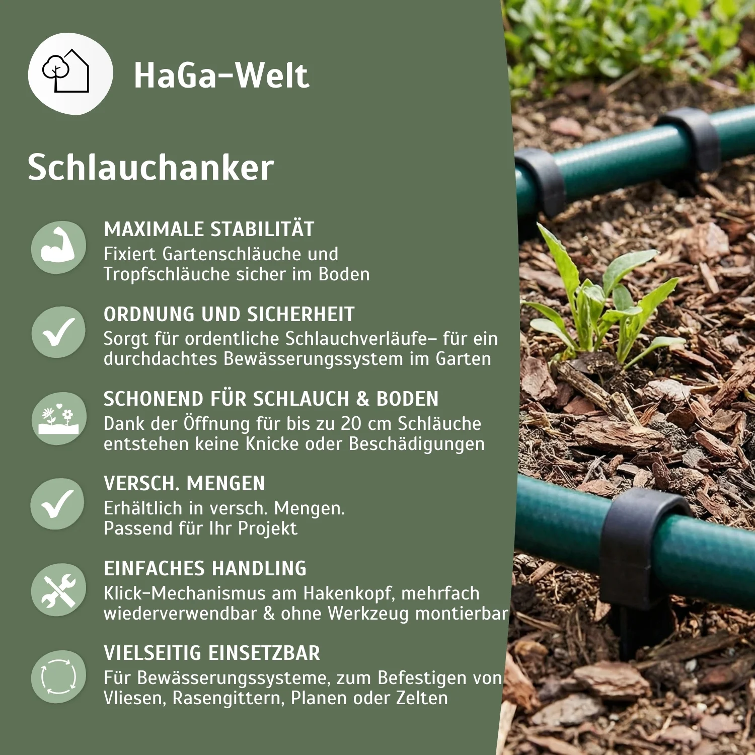 Schlauchhaken - idealer Bodenanker für den Gartenschlauch - Image 4