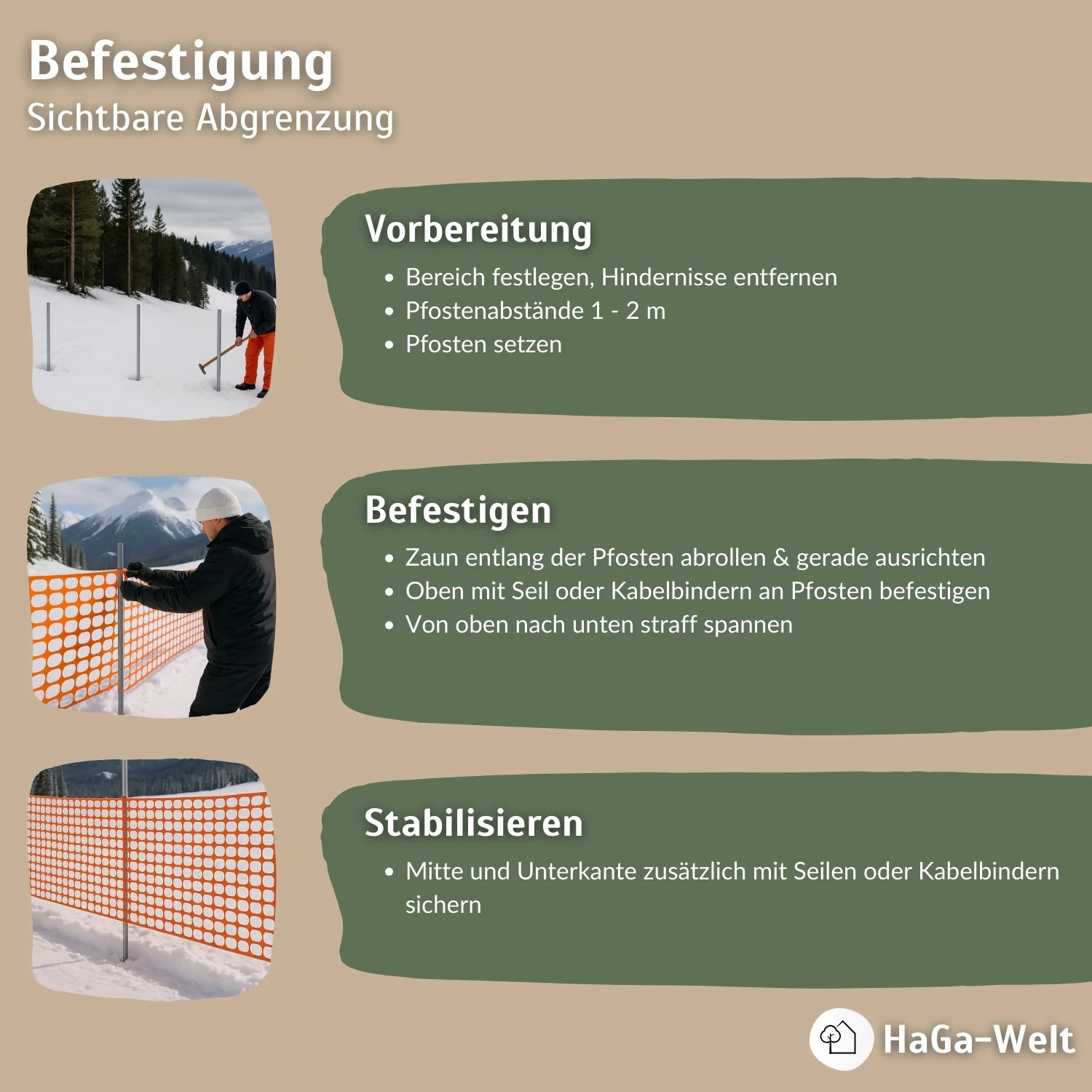 Schneezaun nach Maß zum Schutz vor Schnee - Image 6