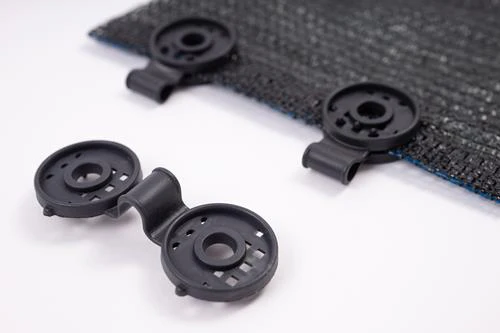 Spezialclip rund mit Öse für Zaunblende Schattiernetz Windschutzgewebe - Image 8
