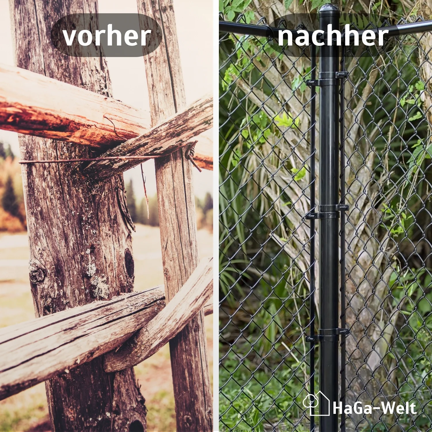 Strebenschelle rund Ø3,8cm Befestigungsschelle für Zaunbau in grün - Image 3