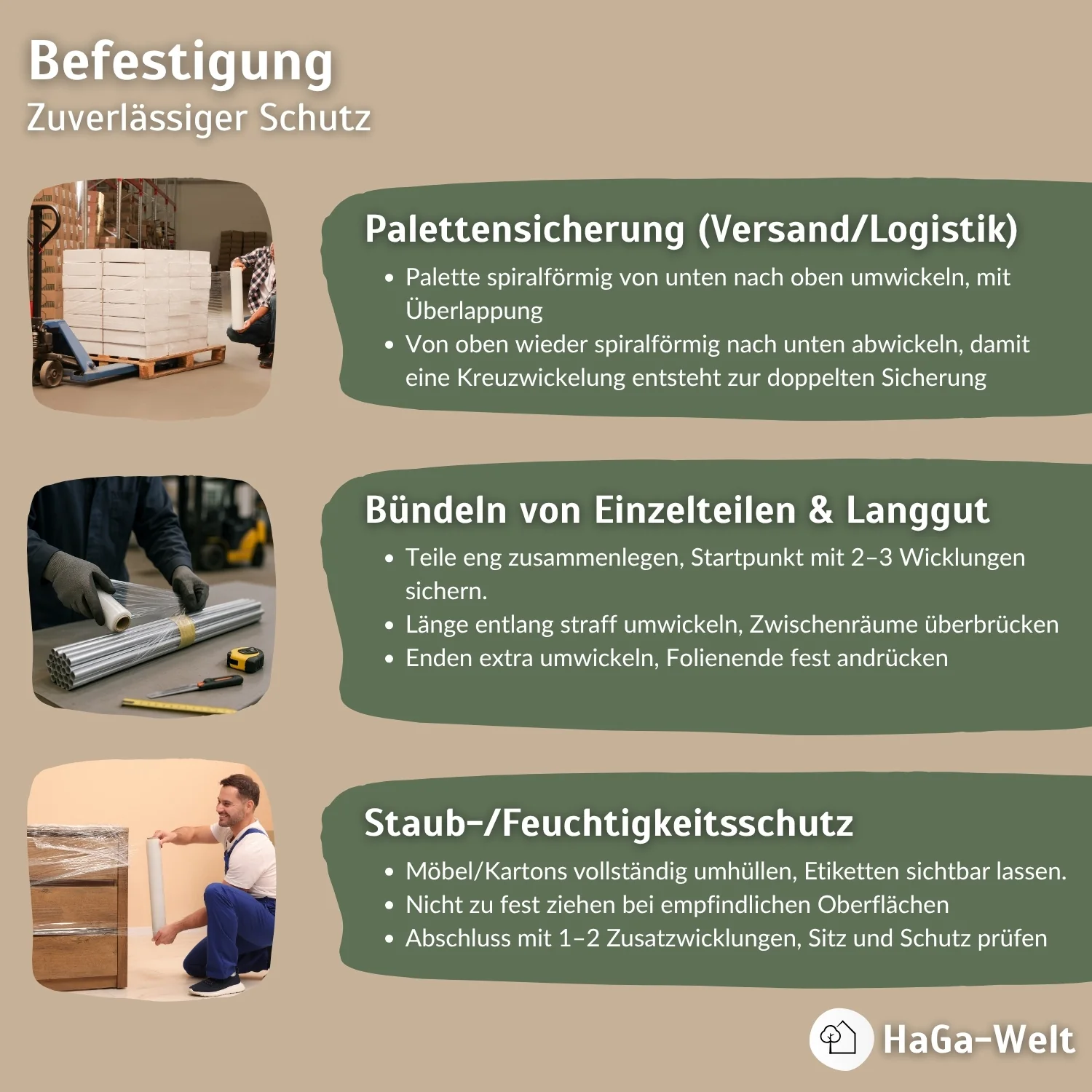 Umzugsfolie für Möbel und Paletten - vielseitige Stretchfolie - Image 6