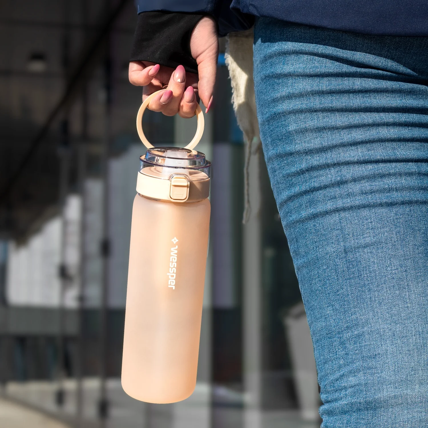 Trinkflasche ActiveMax Clarti Glass Bottle – robuste Glasflasche mit integriertem Wasserfilter - Image 7