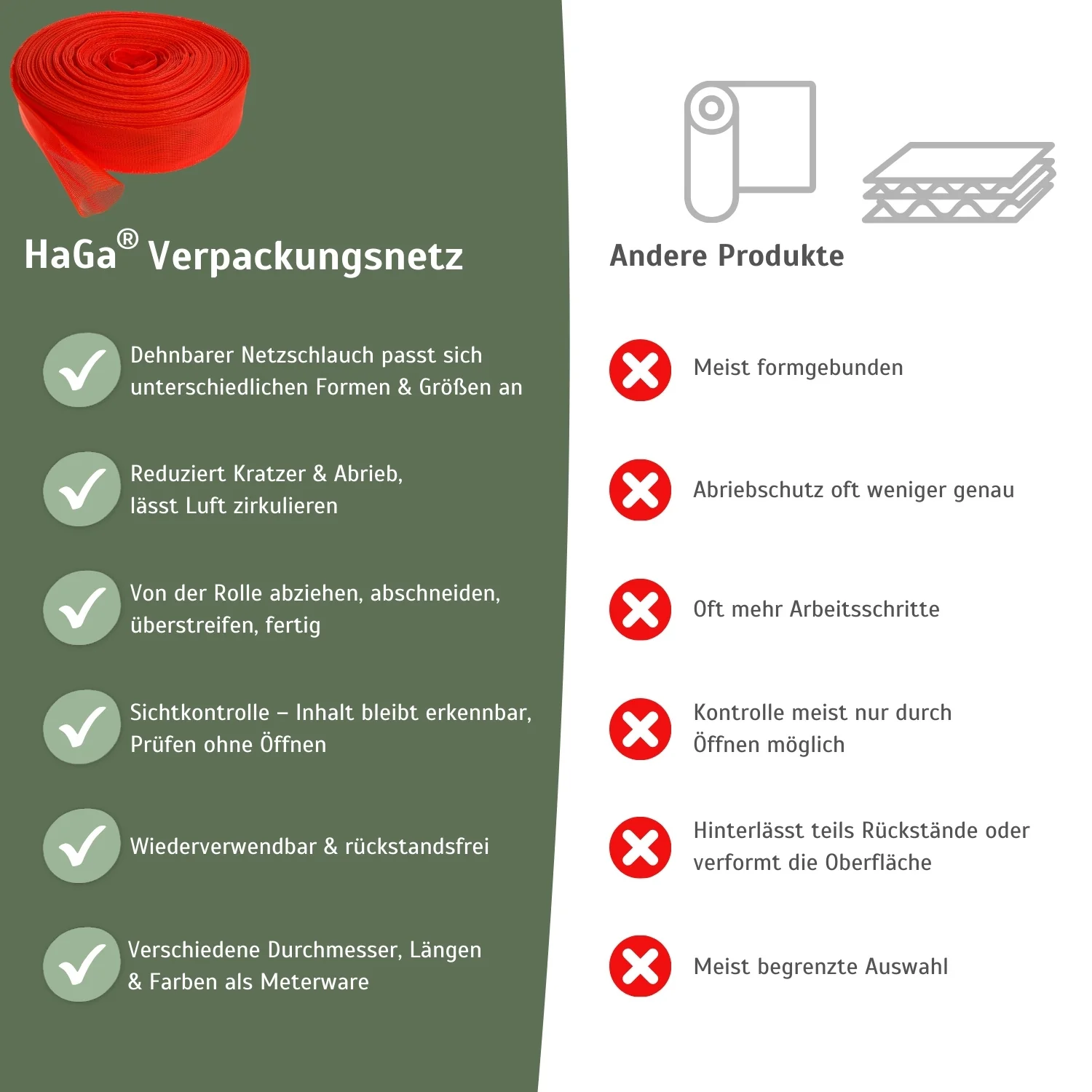 Netzschlauch mit verschiedenen Durchmessern - Image 5