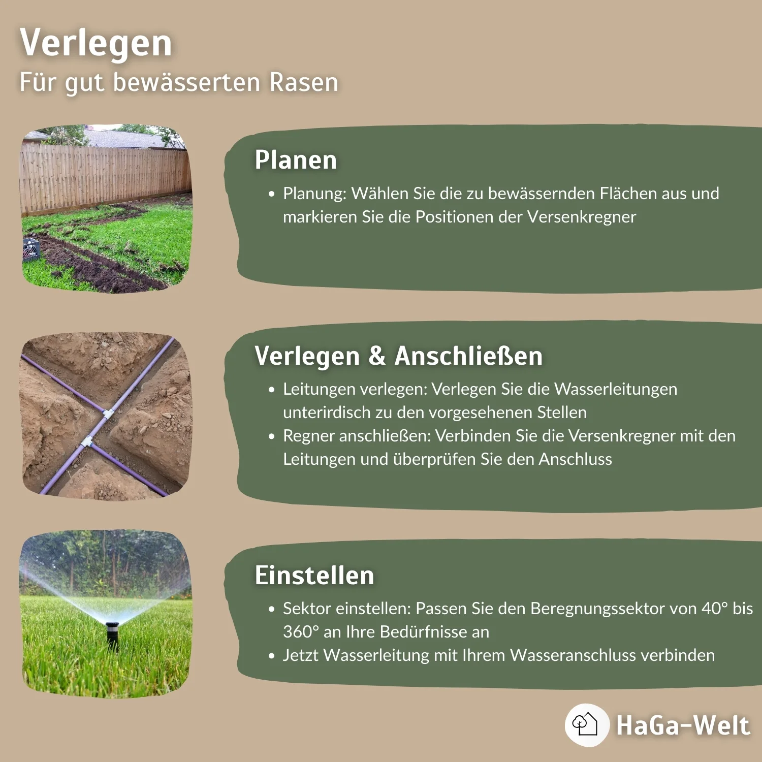 Versenkregner 5004+ Getrieberegner Rasensprenger Bewässerung für Garten - Image 6