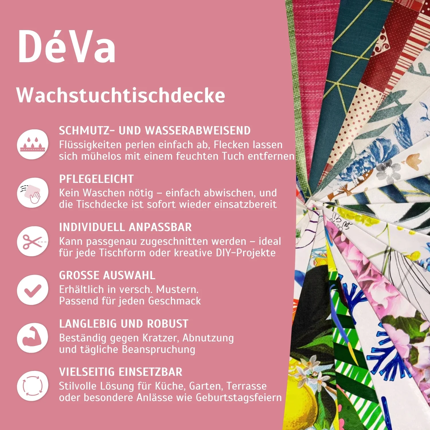 Wachstuch Tischdecke – langlebige und vielseitige Tischdecke Outdoor - Image 4