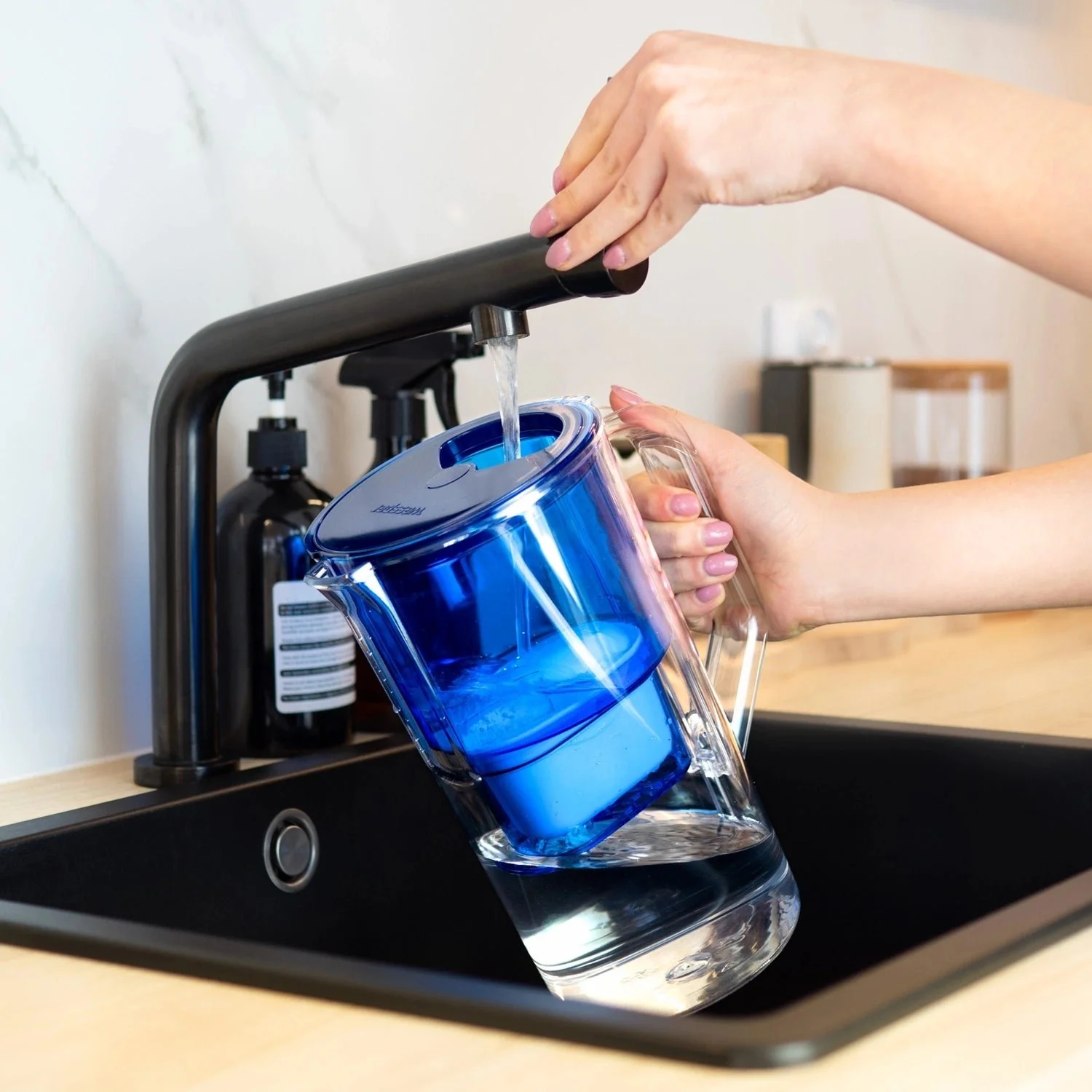 Wasserfilter D1 Solid, 2,8 Liter mit AquaMax Filter – Wasserfilter Kanne für gesundes Trinkwasser - Image 6