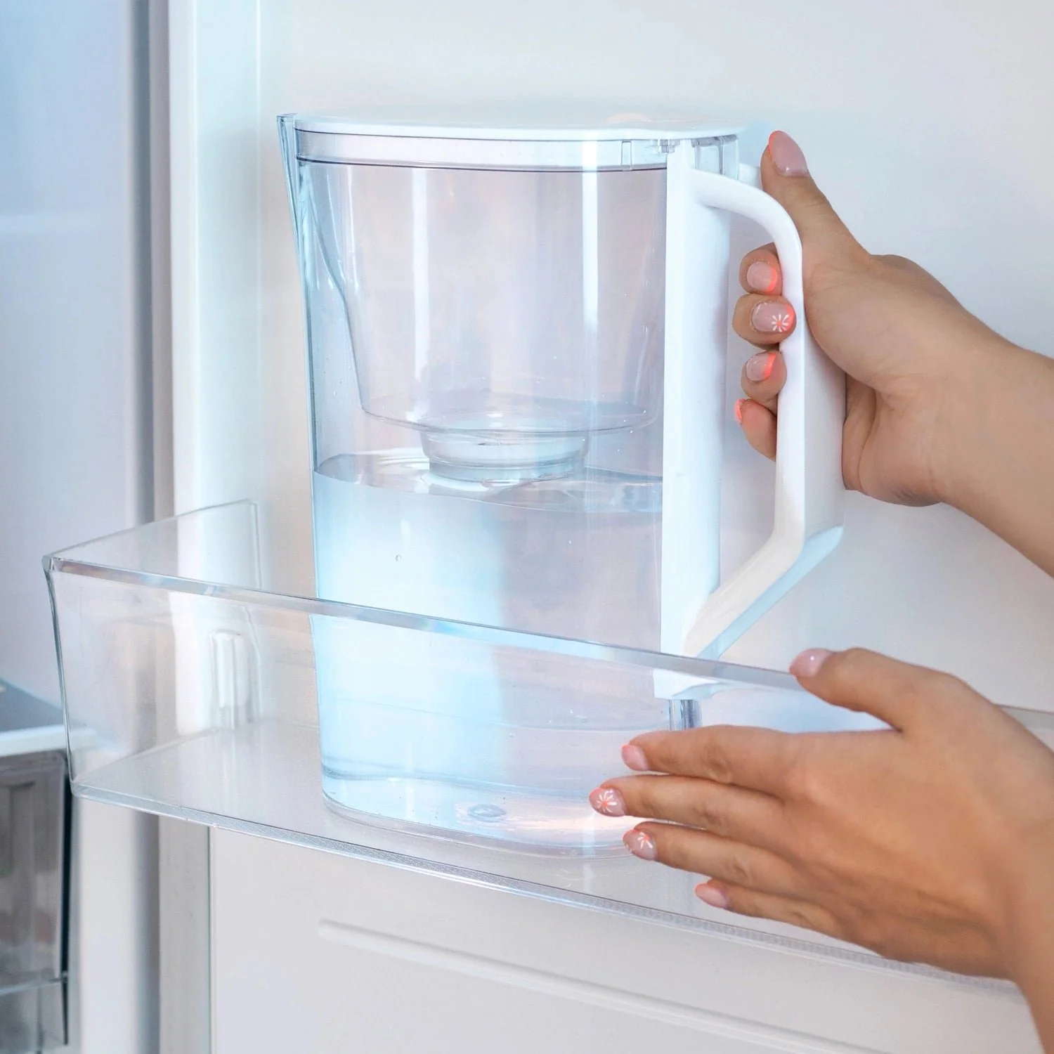 Wasserfilter D3 Slim, 2,7 Liter mit AquaClassic Filter – extra schlanke Wasserfilter Kanne - Image 3