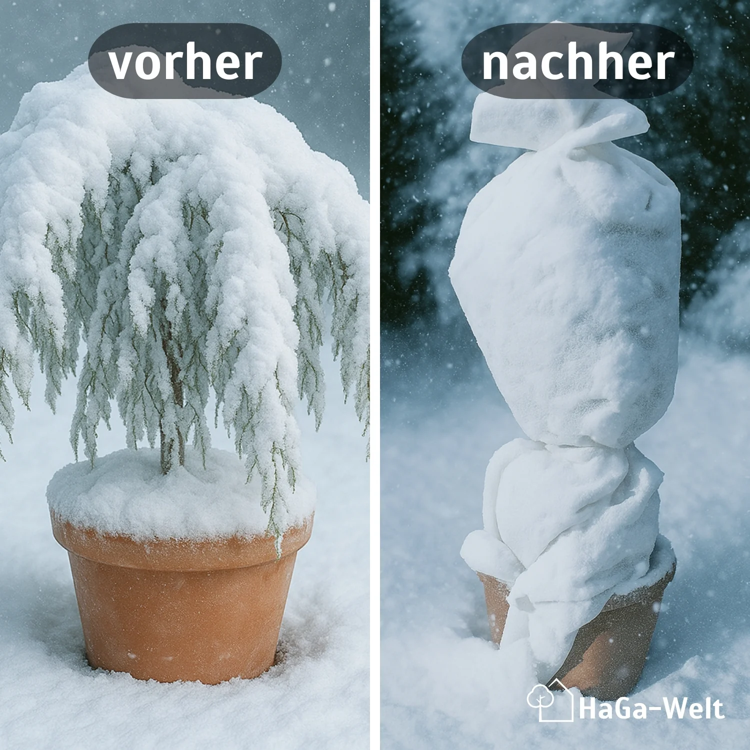 Winterschutz-Starter-Set: Idealer Kälte- und Frostschutz in verschiedenen Größen und Stärken - Image 3